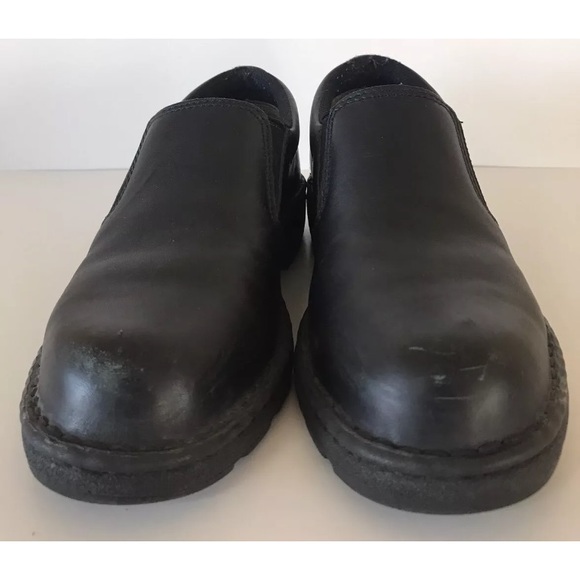 LeHigh pwr cushion stl toe size 8W black leather - Picture 3 of 8